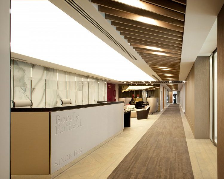 Reception area: 