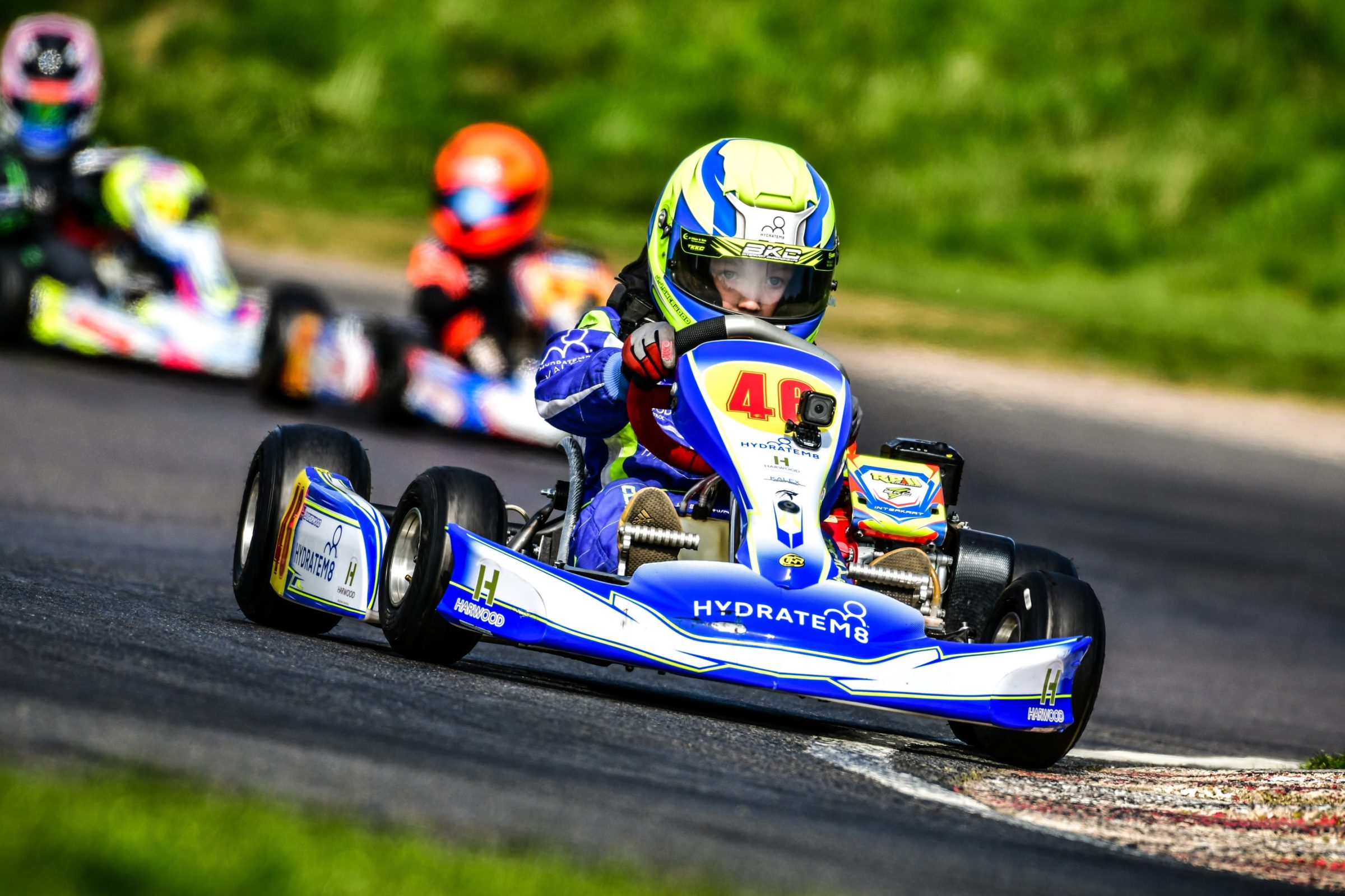 Jayden on the track last season Jayden on the track last season:
